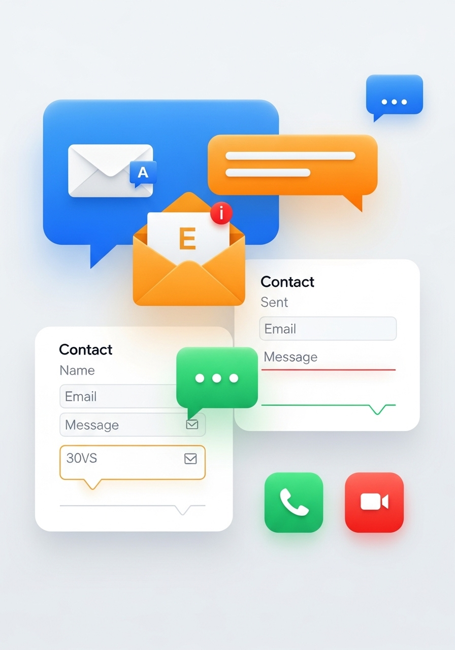 Design interfaccia contatti